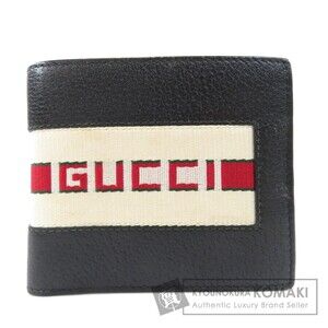 Gucci Sherry Line Bifold Wallet Calfskin Leather